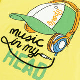 Music In My Head Boy'S T-Shirt