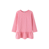 Poppy-Girl's Long Sleeve Knitted Dress