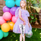 Fearless Butterfly-Girls Tulle Dress