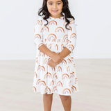 Boho Rainbows- Girls Twirl Dress