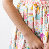 Sunshine & Rainbows- Girls Twirl Skirt