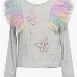 Rainbows & Butterflies Long Sleeve Top