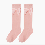 Ballerina Bow Knee Socks-girls