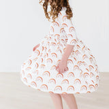 Boho Rainbows- Girls Twirl Dress