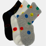 Smiley Face-Cotton Socks