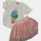 Roses- Mesh Tutu Skirt