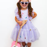 Fearless Butterfly-Girls Tulle Dress