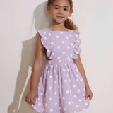 Polka Dot- Girl Dress with straps